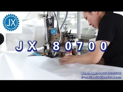 การเย็บอย่างแม่นยำ เข็มคู่ สี่ด้าย จักรเย็บผ้าวัสดุหนา FIBC ใช้งานง่าย กำลังสูง