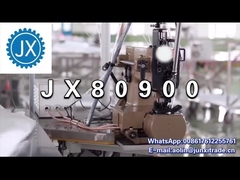 จักรเย็บผ้าเข็มเดี่ยวและเข็มคู่ความเร็วสูงอัตโนมัติทนทานและแข็งแรง JX8090