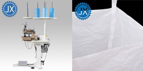 Hemming Chain Lock จักรเย็บผ้ากระเป๋าคอนเทนเนอร์ Double Needle Strong Motor JX81300