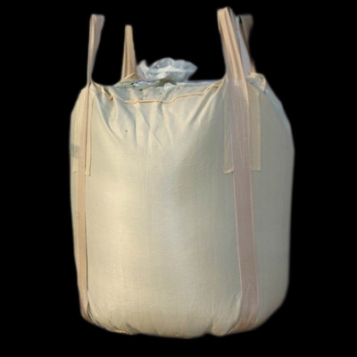 กระเป๋าจัมโบ้วงเวียน Eco หนึ่งตันสีเหลืองอ่อน 1*1*1.1 ม. ผู้สร้างที่ทนทาน